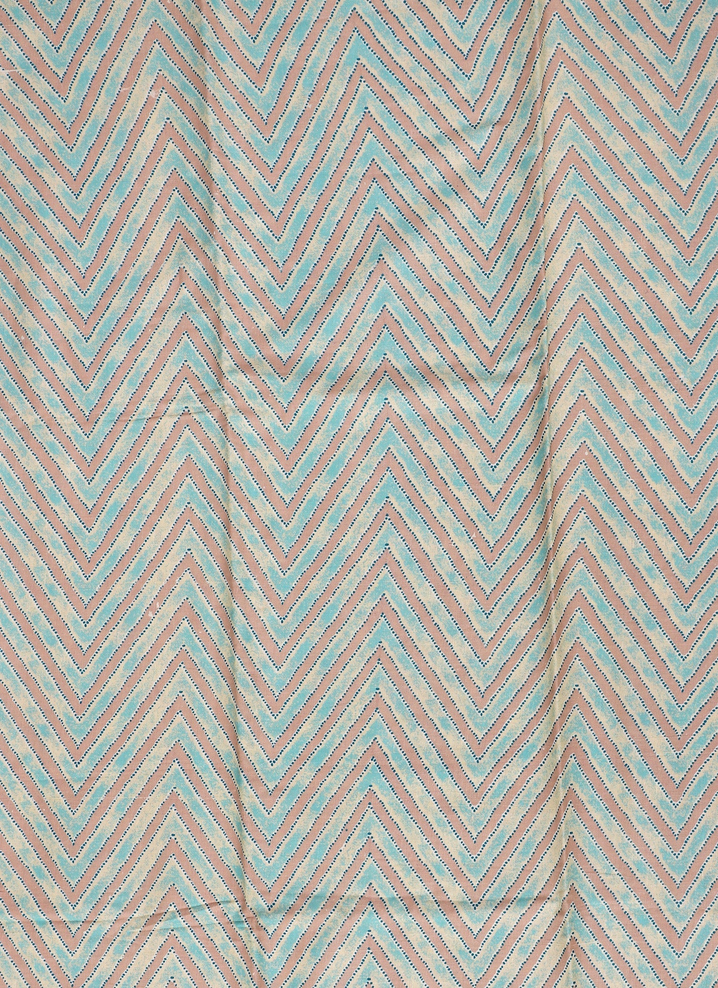 Cotton Dyed Blue Unstitched Dress Material With Dupatta