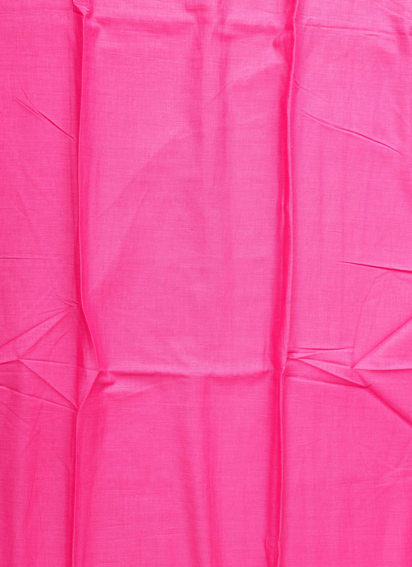 Cotton Embroidered White & Pink Unstitched Dress Material With Dupatta