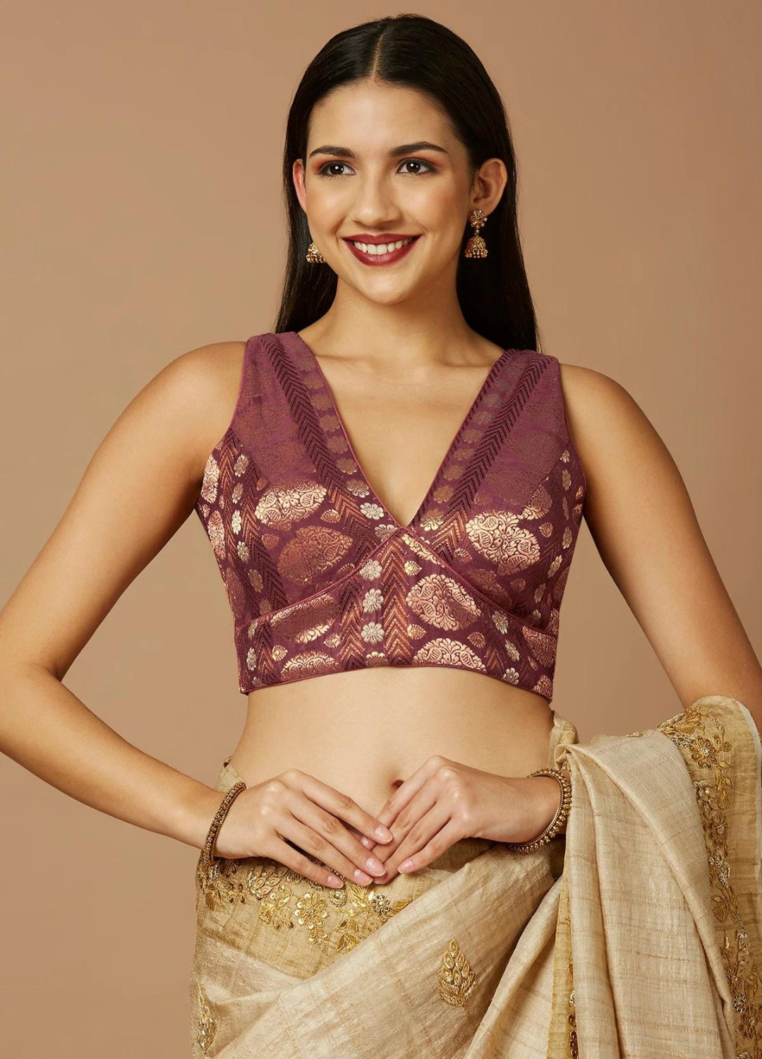 Readymade Brocade Blouses - A must-have this wedding season!