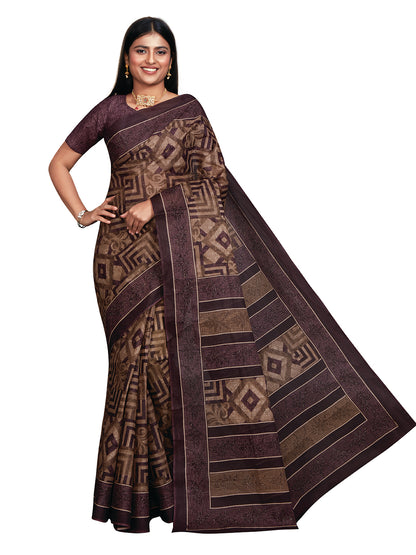 SAMAIRA Multicolor Printed Pure Cotton Saree