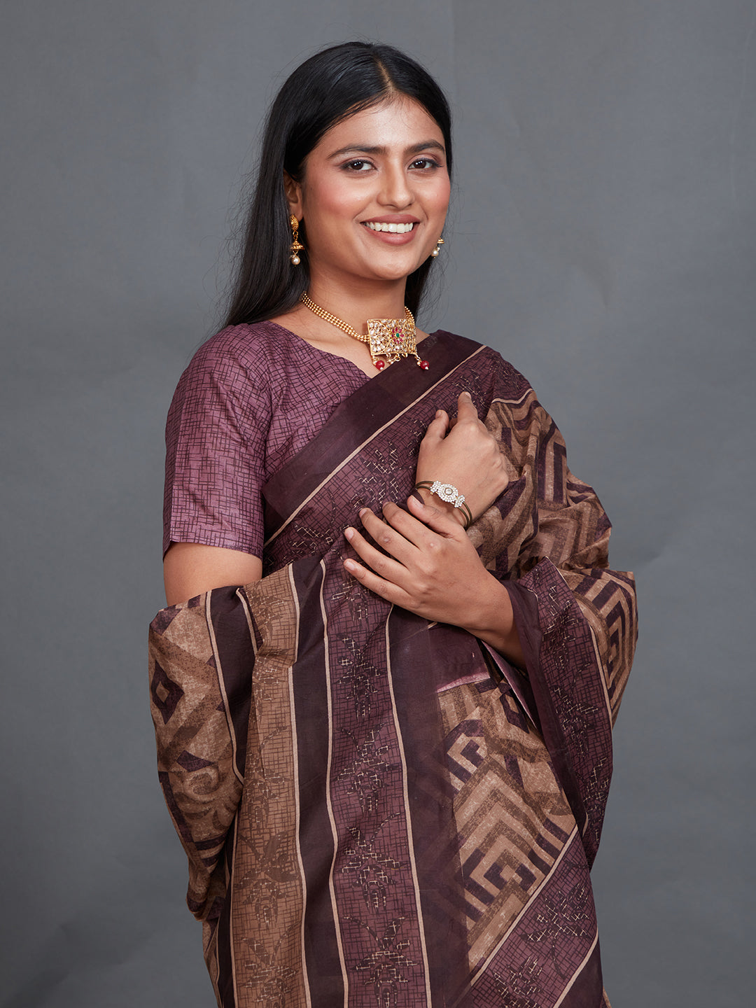 SAMAIRA Multicolor Printed Pure Cotton Saree
