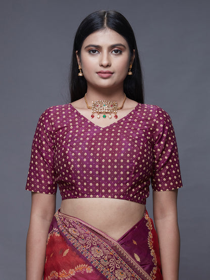 RANGEELI Pink Rangkat Printed Pure Cotton Saree