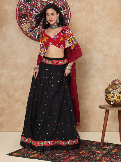 Maroon Georgette Sweetheart Neck Padded Readymade Blouse