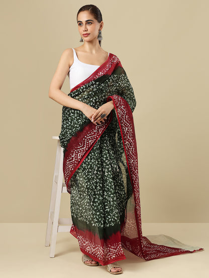 White Pure Linen Sleeveless Readymade Saree Blouse