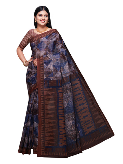KASHMIRA Multicolor Printed Pure Cotton Saree