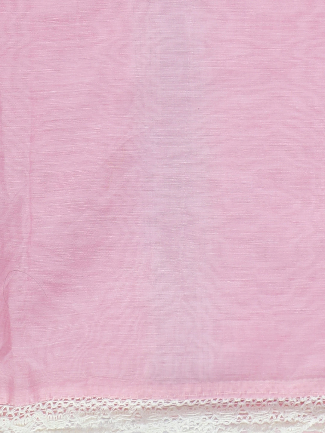 Organza Embroidered Pink Unstitched Dress Material With Dupatta