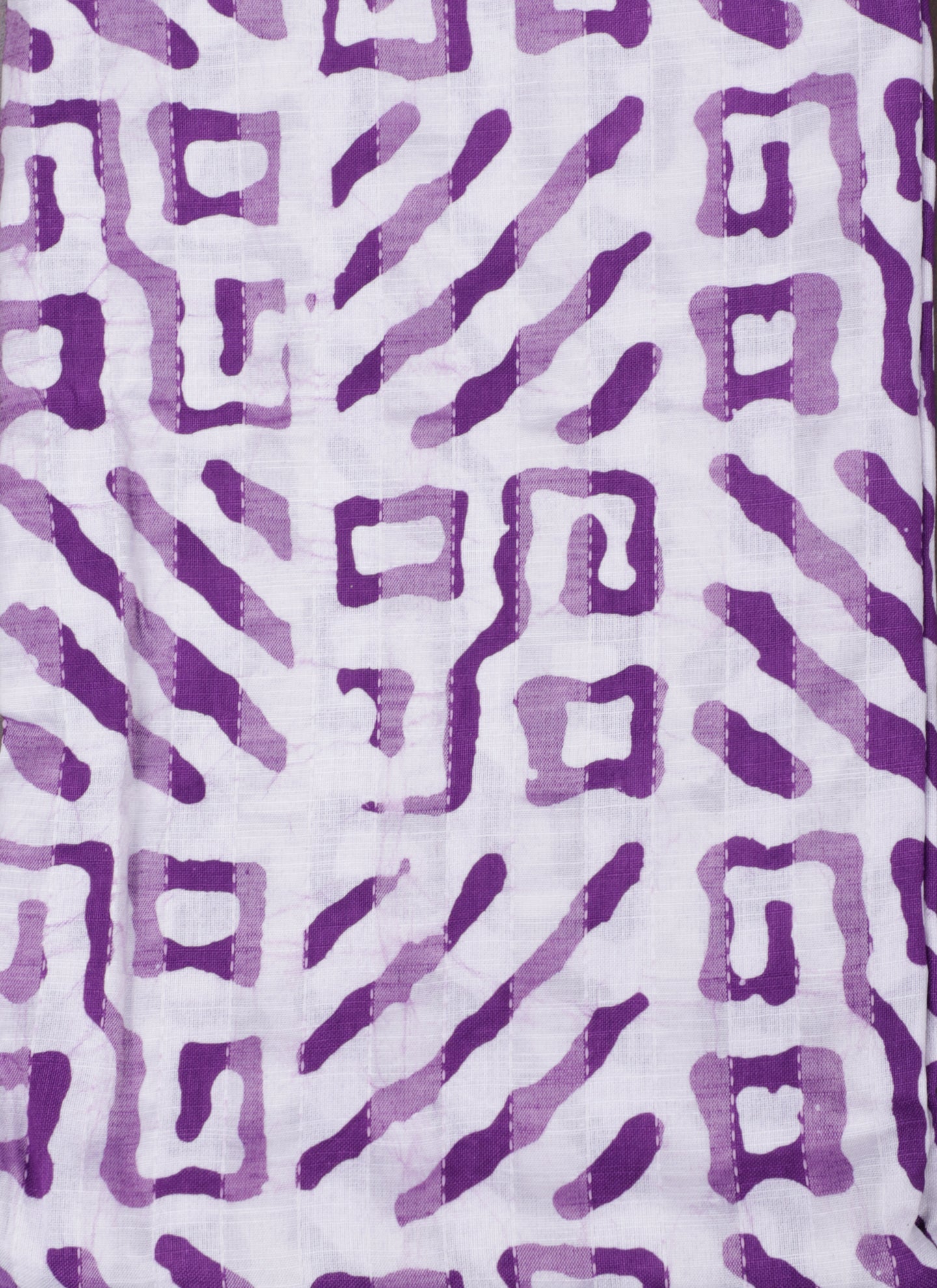 Purple Tie and dye Unstitched Dress Material
